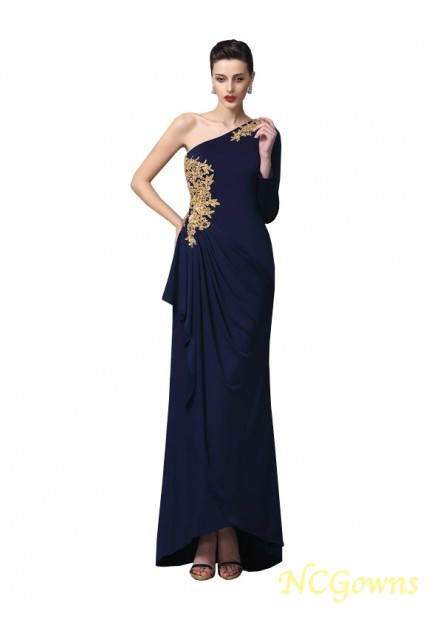 Ncgowns Sheath Column Embroidery Spandex 2023 Formal Dresses