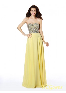 Chiffon Beading Rhinestone Floor-Length Long Prom Dresses T801524708949