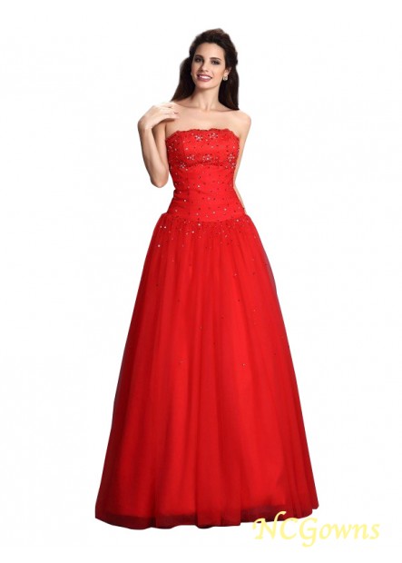 Ball Gown Natural Zipper Beading Floor-Length 2023 Formal Dresses