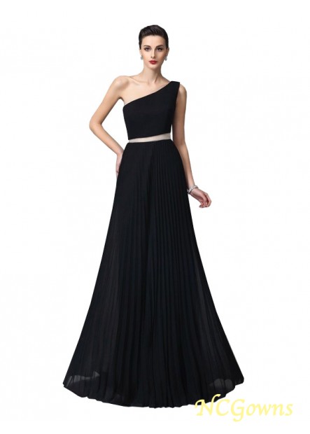 Chiffon Other Back Style Pleats Embellishment Empire Floor-Length A-Line Princess Silhouette Formal Dresses