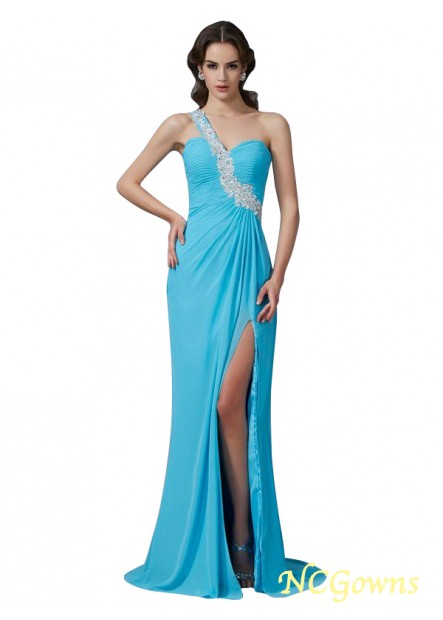 Sheath Column Silhouette Natural Waist Other Back Style Beading Applique Evening Dresses