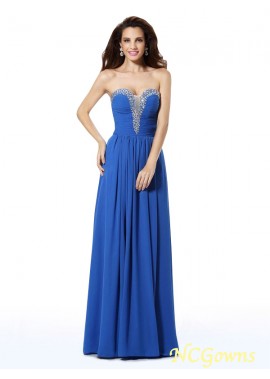 Ncgowns A-Line Princess Silhouette Floor-Length Sleeveless Other Chiffon 2023 Prom Dresses