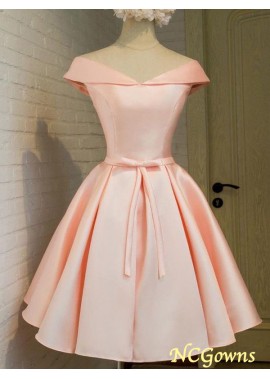 Sleeveless Short Mini Pink Dresses T801524710172