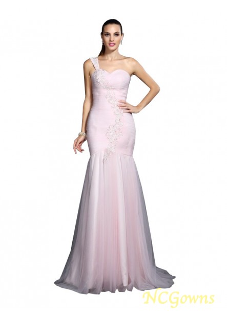 Ncgowns One-Shoulder Trumpet Mermaid Empire Sexy Evening Dresses