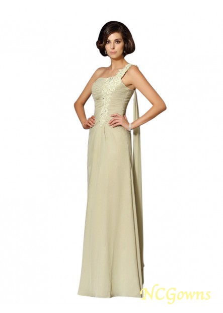 Ncgowns Chiffon Empire A-Line Princess Silhouette Zipper Wedding Party Dresses