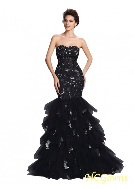 Ncgowns Sleeveless Zipper Back Style Net Paillette Embellishment Trumpet Mermaid 2023 Formal Dresses