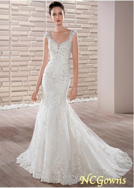 Ncgowns Cap Tulle Wedding Dresses