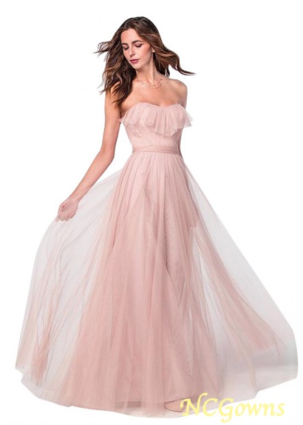 Full Length Natural Pink Dresses