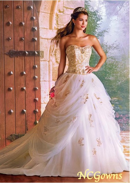 Ncgowns Ball Gown Sweetheart Full Length Wedding Dresses