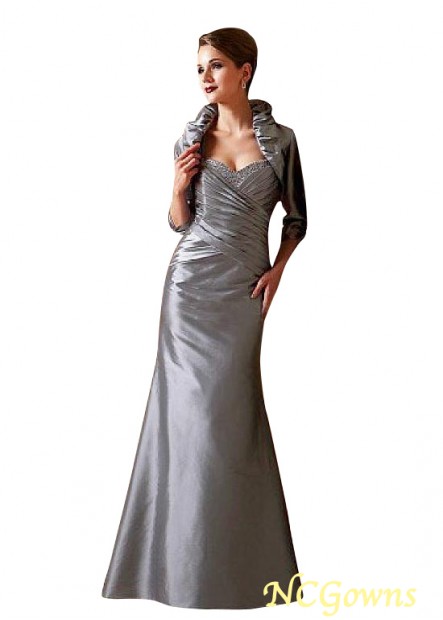 Coat Jacket Mermaid Trumpet Silver Color Family Mother Of The Bride Dresses
