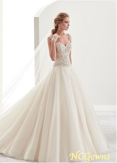 Full Length Length A-Line Sleeveless Wedding Dresses