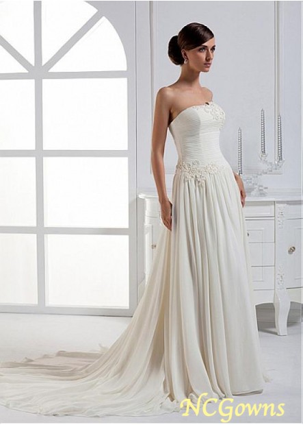 Full Length Length Empire A-Line Wedding Dresses