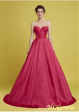 Floor-Length Satin Fabric Special Occasion Dresses