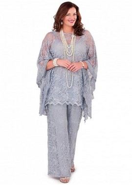 NCGowns Lace Plus Size Mother of the Bride Pantsuit T801525339019
