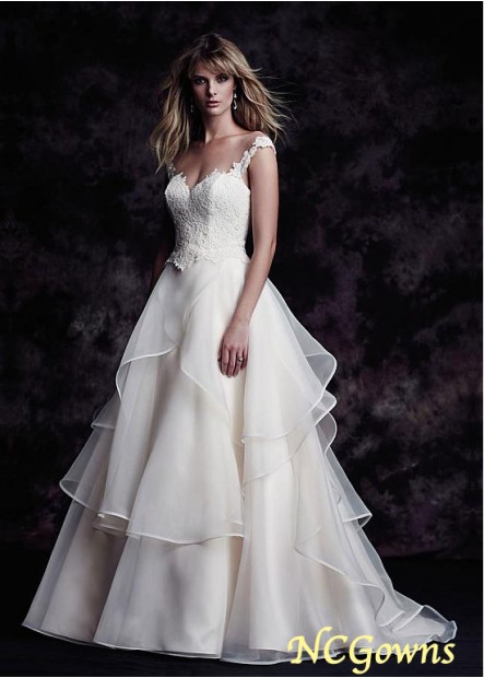 Natural Organza  Tulle Wedding Dresses