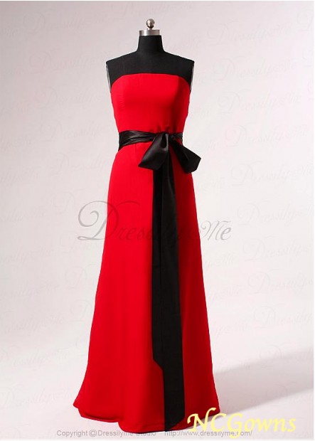 A-Line Silhouette Red Dresses