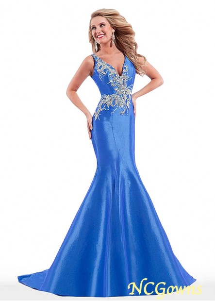 Fishtail Mermaid Trumpet Silhouette Royal Blue Dresses