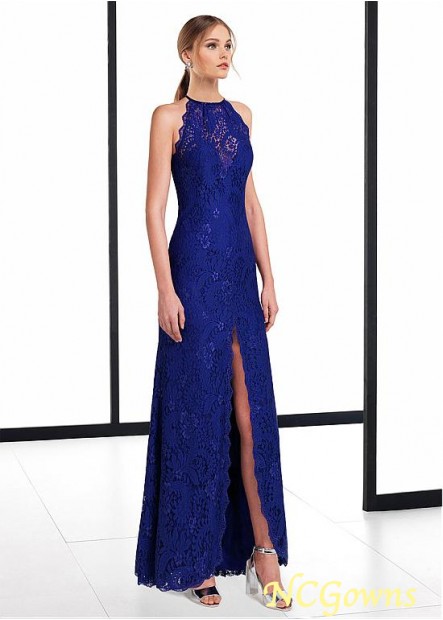 Straight Without Train Lace Fabric Sheath Column Special Occasion Dresses