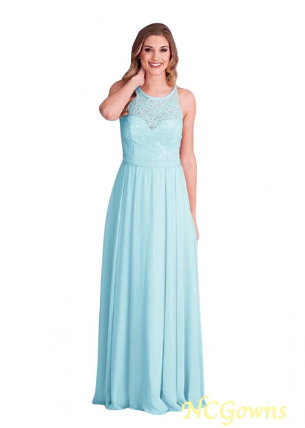 Ncgowns Lace  Chiffon Full Length Bridesmaid Dresses