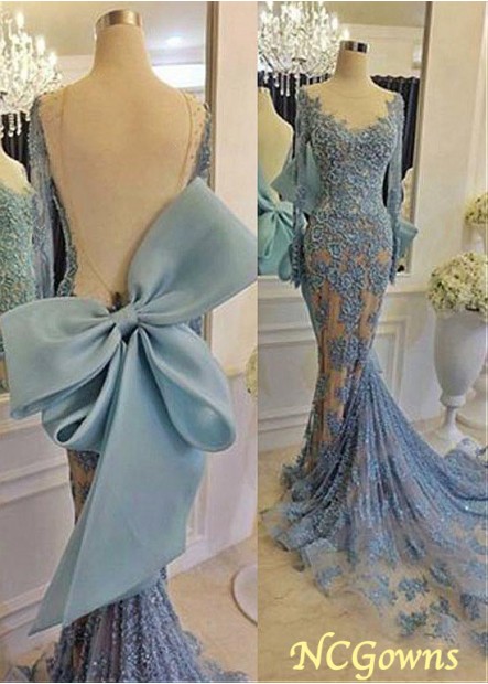 Floor-Length Hemline Tulle Mermaid Trumpet Special Occasion Dresses
