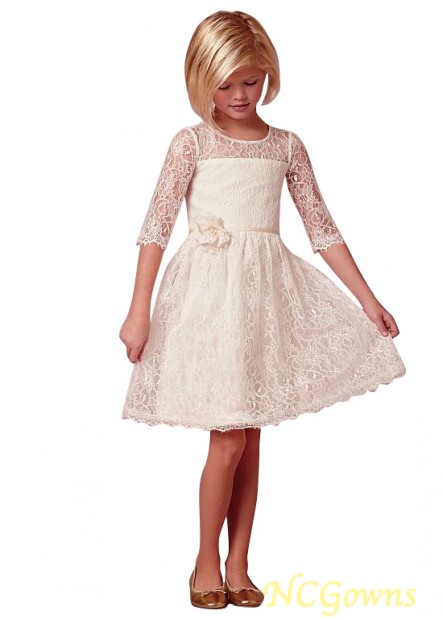 Ncgowns White Flower Girl Dresses