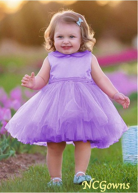 Ball Gown Silhouette Short Mini Hemline Flower Girl Dresses
