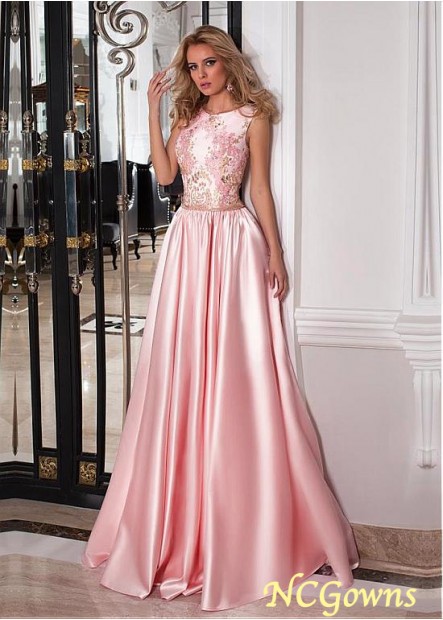 Satin Fabric Pink Dresses T801525405089