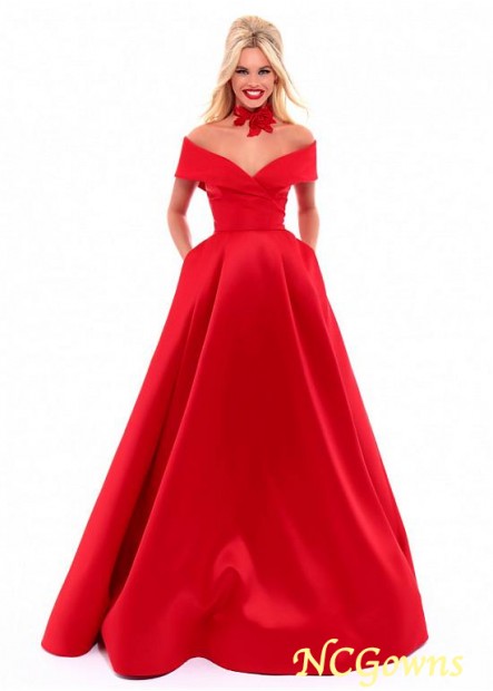 Without Train Floor-Length Red Dresses