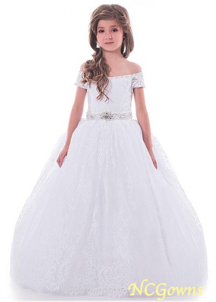 Ball Gown Lace Flower Girl Dresses