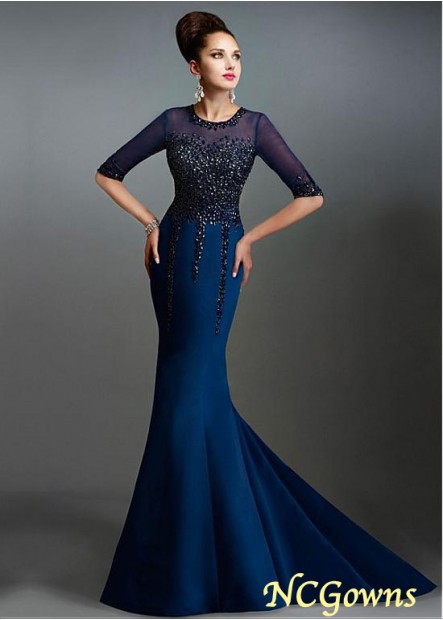 Train Blue Tone Color Family Mermaid Trumpet Special Occasion Dresses