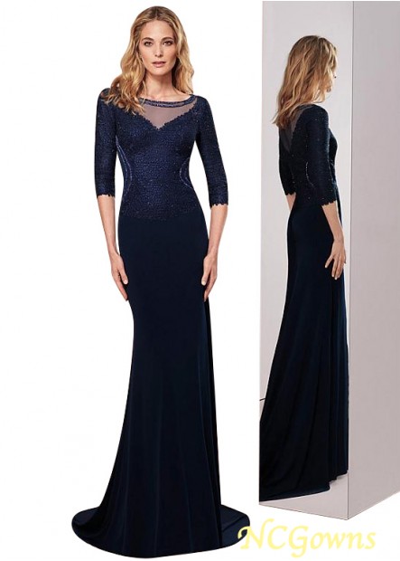 Sheath Column Silhouette Blue Tone Color Family Mother Of The Bride Dresses