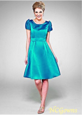 Ncgowns Bateau Neckline Blue Tone Natural Waistline Bridesmaid Dresses