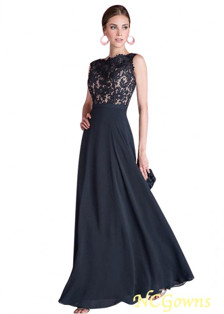 Full Length Length A-Line Lace  Chiffon Fabric Bridesmaid Dresses