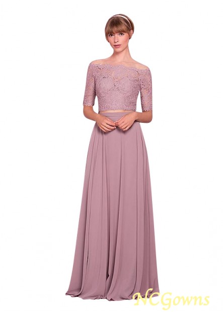 Ncgowns Lace  Chiffon A-Line Bridesmaid Dresses