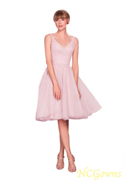 Natural Pink Short Dresses