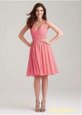 Knee-Length Length A-Line Pink Dresses