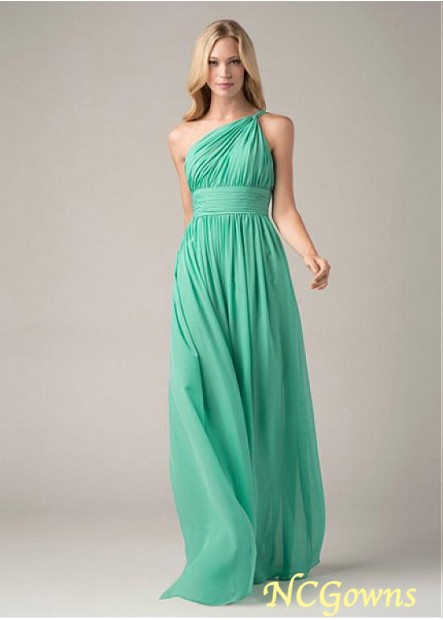 A-Line Natural Waistline Green Color Family Bridesmaid Dresses
