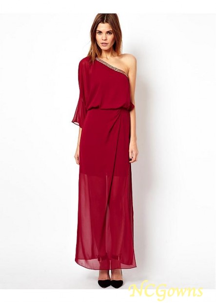 Red Tone Straight Sheath Column Silhouette Red Dresses