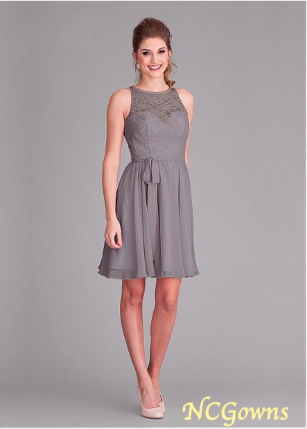 Gray Jewel Short Dresses