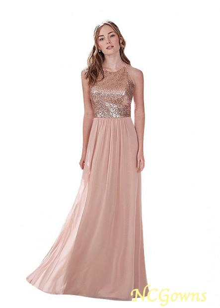 Chiffon Fabric A-Line Silhouette Bridesmaid Dresses T801525663393