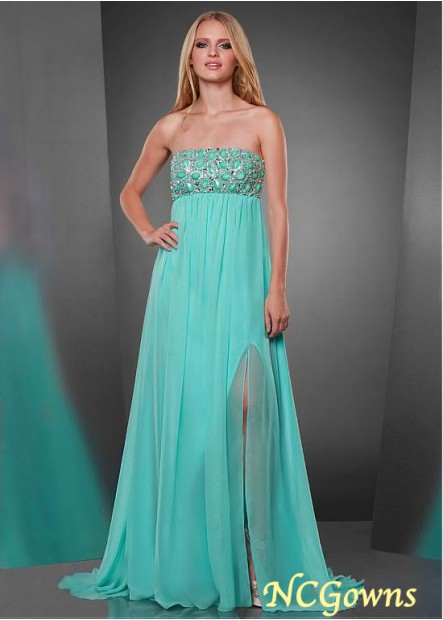 Ncgowns Floor-Length Slit Strapless Special Occasion Dresses T801525410520