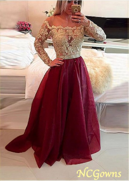 Floor-Length Hemline Red Dresses