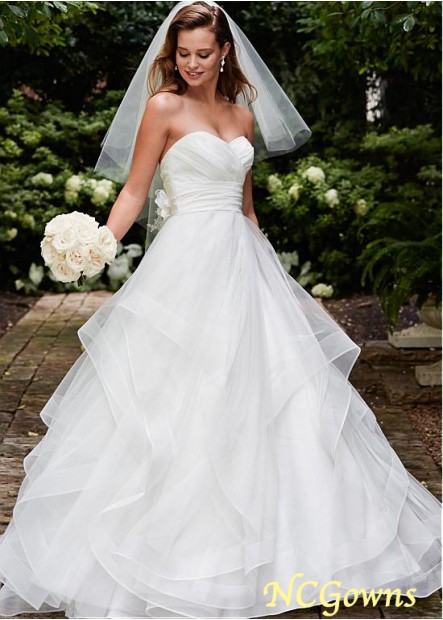 Ncgowns Natural Sweetheart Neckline Full Length Wedding Dresses