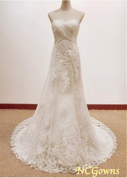 Full Length Length A-Line Sweetheart Neckline Wedding Dresses