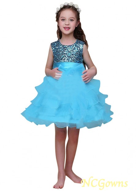 Ncgowns Ball Gown Knee-Length Hemline Flower Girl Dresses