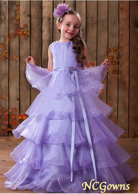 Purple Flower Girl Dresses
