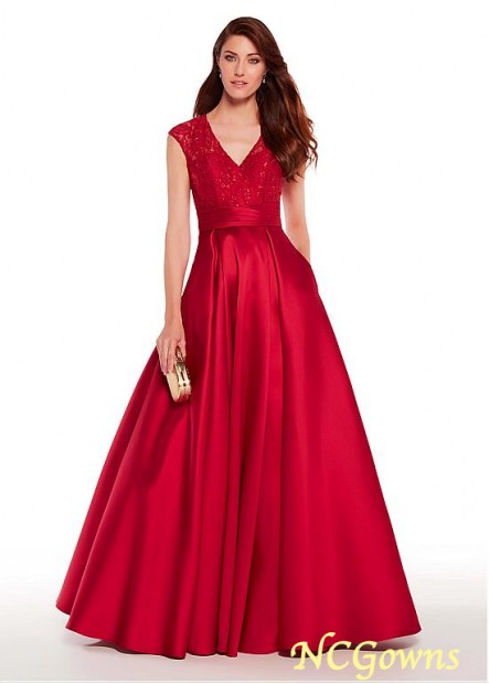 Red Tone Full Length Length Red Dresses T801525339790