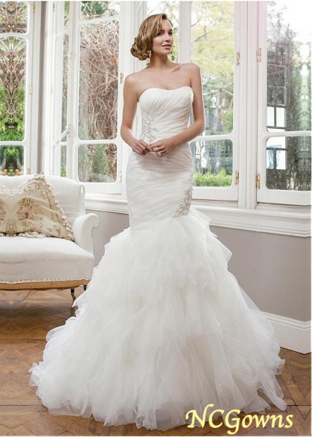 Sleeveless Full Length Wedding Dresses T801525326444