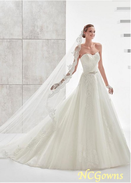 A-Line Natural Waistline Wedding Dresses