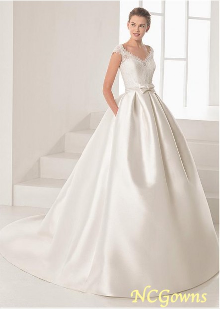Ncgowns Natural Waistline Ball Gown Silhouette Wedding Dresses T801525331443